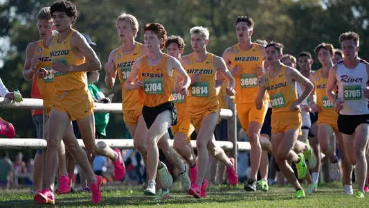 Mizzou men's cross country team runs at Gans Creek Classic