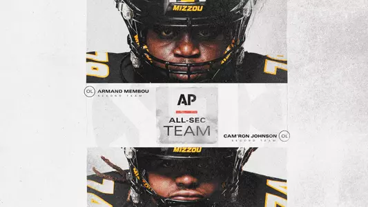 University of Missouri graduate student Cam’Rom Johnson and junior Armand Membou both earned Associated Press All-Southeastern Conference second team honors, the organization announced.