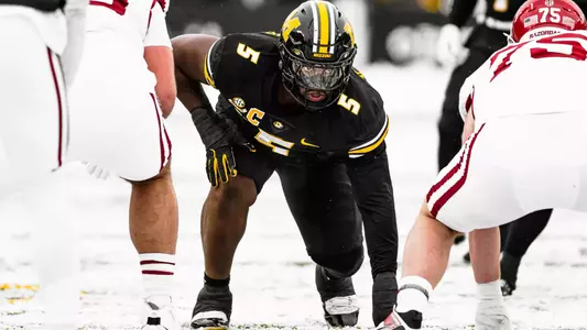 Kristian Williams lines up on defense