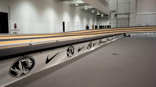 Hearnes Center Fieldhouse track.