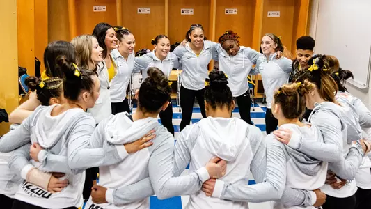 Gymnastics In Locker Room