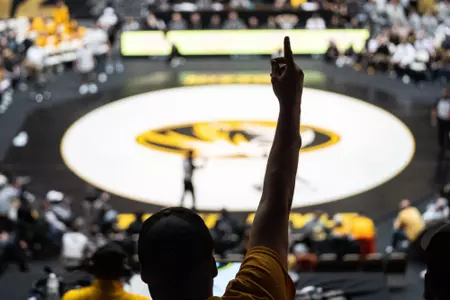 Mzzou Wrestling vs Wyoming, December 8 2023.