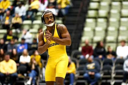 Mizzou Wrestling during their Black and Gold scrimmage in the Hearnes Center on Saturday, October 28, 2023.