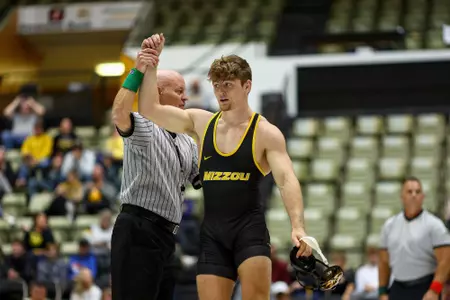 Mizzou Wrestling during their Black and Gold scrimmage in the Hearnes Center on Saturday, October 28, 2023.