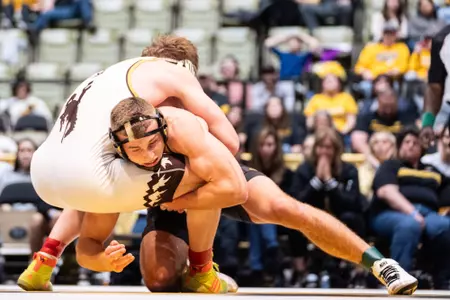 Mzzou Wrestling vs Wyoming, December 8 2023.