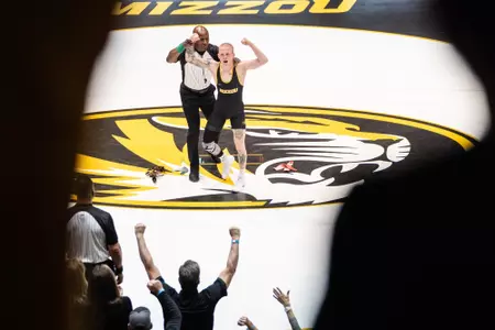 Mzzou Wrestling vs Wyoming, December 8 2023.