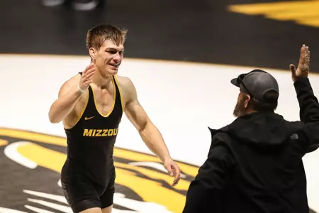 Mizzou Wrestling vs Iowa State February 15, 2023.