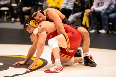 Mizzou Tigers vs. Iowa State Cyclones at Hearnes Center in Columbia, MO, on Wednesday, February 15, 2023. John Gronski/Mizzou Athletics