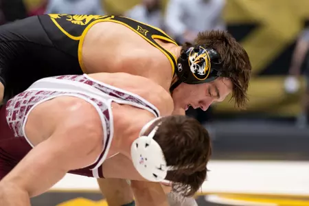 Photo by: Kaylee English
Wrestling vs Virginia Tech 
1/2/2023