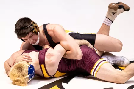 No. 10 Mizzou Tigers vs. No. 21 Central Michigan Chippewas at the Hearnes Center in Columbia, Mo. on Friday, Jan. 8, 2021. 
Zach Bland/Mizzou Athletics