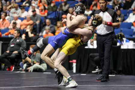Mizzou 125lbs Noah Surtin
Big 12 Championships at BOK Center in Tulsa, OK. on Saturday, March 05, 2022.
Mikayla Schmidt/Mizzou Athletics