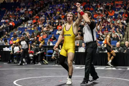 Mizzou 174lbs Peyton Mocco
Big 12 Championships at BOK Center in Tulsa, OK. on Saturday, March 05, 2022.
Mikayla Schmidt/Mizzou Athletics