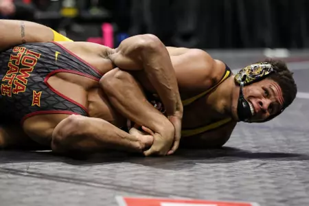 Mizzou 184lbs Jeremiah Kent
Big 12 Championships at BOK Center in Tulsa, OK. on Saturday, March 05, 2022.
Mikayla Schmidt/Mizzou Athletics