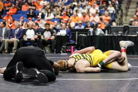 Mizzou 141lbs Allan Hart
Big 12 Championships at BOK Center in Tulsa, OK. on Saturday, March 05, 2022.
Mikayla Schmidt/Mizzou Athletics