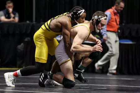 Mizzou 149lbs Josh Edmond
Big 12 Championships at BOK Center in Tulsa, OK. on Saturday, March 05, 2022.
Mikayla Schmidt/Mizzou Athletics