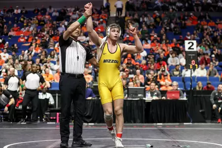 Mizzou 165lbs Keegan O'Toole
Big 12 Championships at BOK Center in Tulsa, OK. on Saturday, March 05, 2022.
Mikayla Schmidt/Mizzou Athletics