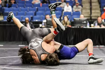 Mizzou 125lbs Connor Brown
Big 12 Championships at BOK Center in Tulsa, OK. on Sunday, March 06, 2022.
Mikayla Schmidt/Mizzou Athletics