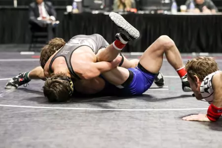 Mizzou 125lbs Connor Brown
Big 12 Championships at BOK Center in Tulsa, OK. on Sunday, March 06, 2022.
Mikayla Schmidt/Mizzou Athletics
