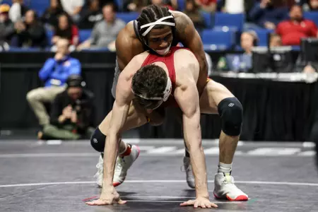 Mizzou 149lbs Josh Edmond
Big 12 Championships at BOK Center in Tulsa, OK. on Sunday, March 06, 2022.
Mikayla Schmidt/Mizzou Athletics