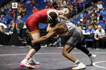 Mizzou 149lbs Josh Edmond
Big 12 Championships at BOK Center in Tulsa, OK. on Sunday, March 06, 2022.
Mikayla Schmidt/Mizzou Athletics