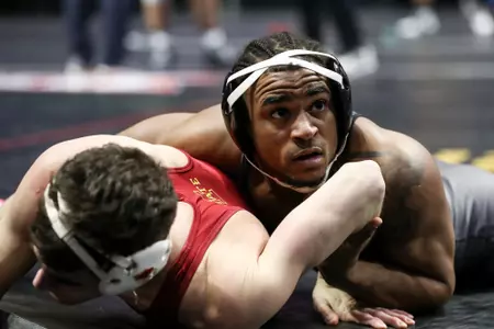 Mizzou 149lbs Josh Edmond
Big 12 Championships at BOK Center in Tulsa, OK. on Sunday, March 06, 2022.
Mikayla Schmidt/Mizzou Athletics