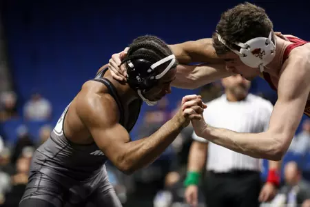 Mizzou 149lbs Josh Edmond
Big 12 Championships at BOK Center in Tulsa, OK. on Sunday, March 06, 2022.
Mikayla Schmidt/Mizzou Athletics