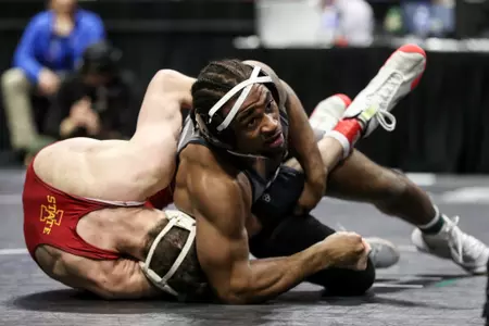 Mizzou 149lbs Josh Edmond
Big 12 Championships at BOK Center in Tulsa, OK. on Sunday, March 06, 2022.
Mikayla Schmidt/Mizzou Athletics
