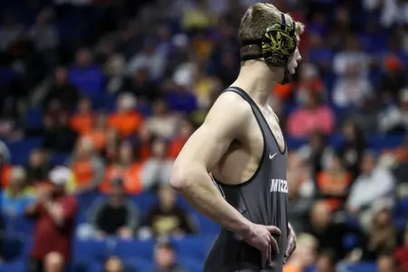 Mizzou 197lbs Rocky Elam
Big 12 Championships at BOK Center in Tulsa, OK. on Sunday, March 06, 2022.
Mikayla Schmidt/Mizzou Athletics