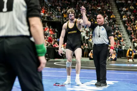 Mizzou Wrestling 197lbs Rocky Elam
NCAA Division 1 Wrestling Championships at Little Caesar’s Arena in Detroit, MI. on Saturday, March 19, 2022.
Mikayla Schmidt/Mizzou Athletics