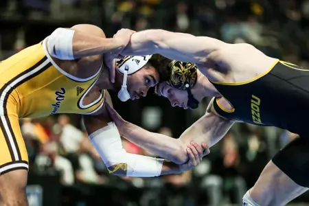 Mizzou Wrestling 197lbs Rocky Elam
NCAA Division 1 Wrestling Championships at Little Caesar’s Arena in Detroit, MI. on Saturday, March 19, 2022.
Mikayla Schmidt/Mizzou Athletics