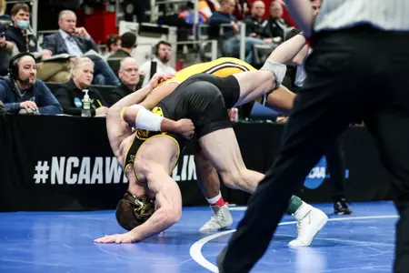 Mizzou Wrestling 197lbs Rocky Elam
NCAA Division 1 Wrestling Championships at Little Caesar’s Arena in Detroit, MI. on Saturday, March 19, 2022.
Mikayla Schmidt/Mizzou Athletics