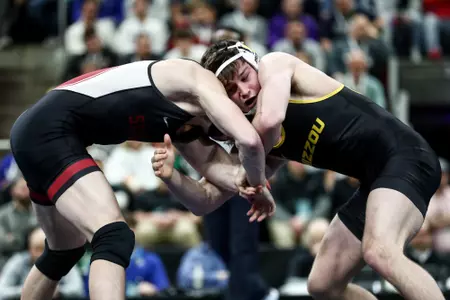 Mizzou Wrestling 165lbs Keegan O’Toole
NCAA Division 1 Wrestling Championships at Little Caesar’s Arena in Detroit, MI. on Saturday, March 19, 2022.
Mikayla Schmidt/Mizzou Athletics