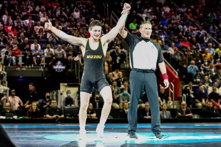 Mizzou Wrestling 165lbs Keegan O’Toole
NCAA Division 1 Wrestling Championships at Little Caesar’s Arena in Detroit, MI. on Saturday, March 19, 2022.
Mikayla Schmidt/Mizzou Athletics