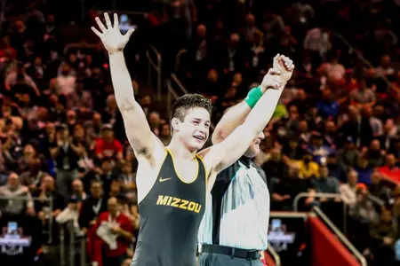 Mizzou Wrestling 165lbs Keegan O’Toole
NCAA Division 1 Wrestling Championships at Little Caesar’s Arena in Detroit, MI. on Saturday, March 19, 2022.
Mikayla Schmidt/Mizzou Athletics