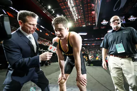 Mizzou Wrestling 165lbs Keegan O’Toole
NCAA Division 1 Wrestling Championships at Little Caesar’s Arena in Detroit, MI. on Saturday, March 19, 2022.
Mikayla Schmidt/Mizzou Athletics