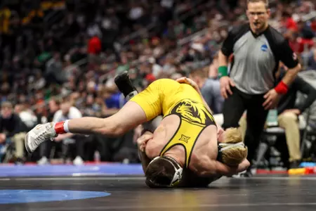 Mizzou Wrestling 165lbs Keegan O’Toole
NCAA Division 1 Wrestling Championships at Little Caesar’s Arena in Detroit, MI. on Thursday, March 17, 2022.
Mikayla Schmidt/Mizzou Athletics