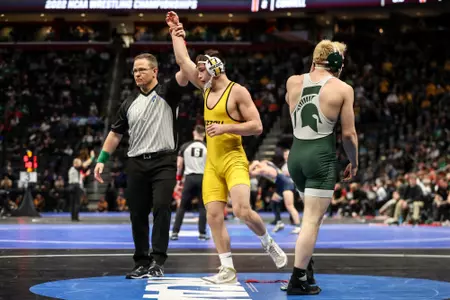 Mizzou Wrestling 165lbs Keegan O’Toole
NCAA Division 1 Wrestling Championships at Little Caesar’s Arena in Detroit, MI. on Thursday, March 17, 2022.
Mikayla Schmidt/Mizzou Athletics