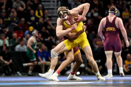 Mizzou Wrestling 197lbs Rocky Elam
NCAA Division 1 Wrestling Championships at Little Caesar’s Arena in Detroit, MI. on Thursday, March 17, 2022.
Mikayla Schmidt/Mizzou Athletics