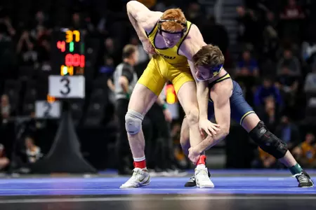 Mizzou Wrestling 141lbs Allan Hart
NCAA Division 1 Wrestling Championships at Little Caesar’s Arena in Detroit, MI. on Thursday, March 17, 2022.
Mikayla Schmidt/Mizzou Athletics