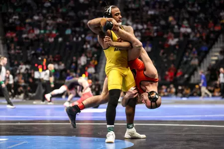 Mizzou Wrestling 149lbs Josh Edmond
NCAA Division 1 Wrestling Championships at Little Caesar’s Arena in Detroit, MI. on Thursday, March 17, 2022.
Mikayla Schmidt/Mizzou Athletics