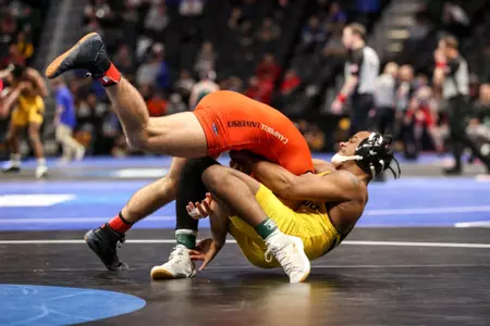 Mizzou Wrestling 149lbs Josh Edmond
NCAA Division 1 Wrestling Championships at Little Caesar’s Arena in Detroit, MI. on Thursday, March 17, 2022.
Mikayla Schmidt/Mizzou Athletics