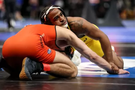Mizzou Wrestling 149lbs Josh Edmond
NCAA Division 1 Wrestling Championships at Little Caesar’s Arena in Detroit, MI. on Thursday, March 17, 2022.
Mikayla Schmidt/Mizzou Athletics