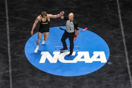 Mizzou Wrestling 197lbs Rocky Elam
NCAA Division 1 Wrestling Championships at Little Caesar’s Arena in Detroit, MI. on Thursday, March 17, 2022.
Mikayla Schmidt/Mizzou Athletics
