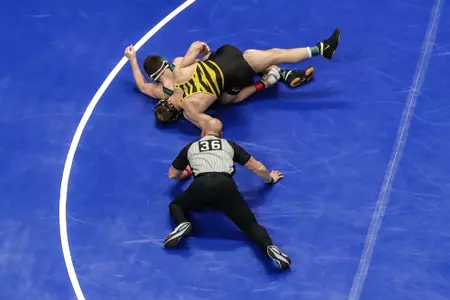 Mizzou Wrestling 174lbs Peyton Mocco
NCAA Division 1 Wrestling Championships at Little Caesar’s Arena in Detroit, MI. on Thursday, March 17, 2022.
Mikayla Schmidt/Mizzou Athletics