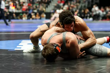 Mizzou Wrestling 184lbs Jeremiah Kent
NCAA Division 1 Wrestling Championships at Little Caesar’s Arena in Detroit, MI. on Friday, March 18, 2022.
Mikayla Schmidt/Mizzou Athletics