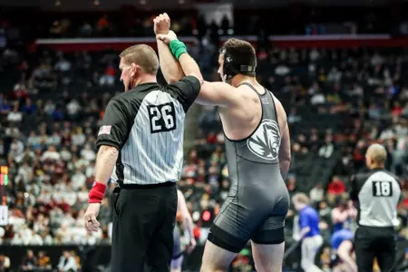 Mizzou Wrestling 285lbs Zach Elam
NCAA Division 1 Wrestling Championships at Little Caesar’s Arena in Detroit, MI. on Friday, March 18, 2022.
Mikayla Schmidt/Mizzou Athletics
