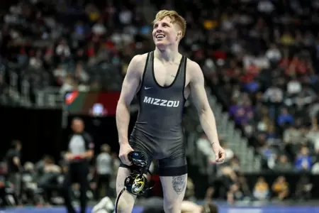 Mizzou Wrestling 125lbs Noah Surtin
NCAA Division 1 Wrestling Championships at Little Caesar’s Arena in Detroit, MI. on Friday, March 18, 2022.
Mikayla Schmidt/Mizzou Athletics
