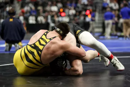 Mizzou Wrestling 285lbs Zach Elam
NCAA Division 1 Wrestling Championships at Little Caesar’s Arena in Detroit, MI. on Friday, March 18, 2022.
Mikayla Schmidt/Mizzou Athletics