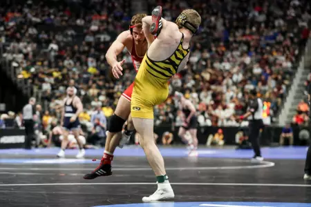 Mizzou Wrestling 197lbs Rocky Elam
NCAA Division 1 Wrestling Championships at Little Caesar’s Arena in Detroit, MI. on Friday, March 18, 2022.
Mikayla Schmidt/Mizzou Athletics