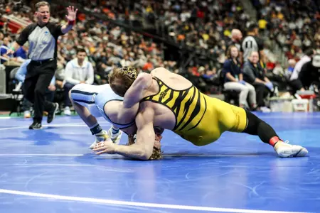 Mizzou Wrestling 174lbs Peyton Mocco
NCAA Division 1 Wrestling Championships at Little Caesar’s Arena in Detroit, MI. on Friday, March 18, 2022.
Mikayla Schmidt/Mizzou Athletics